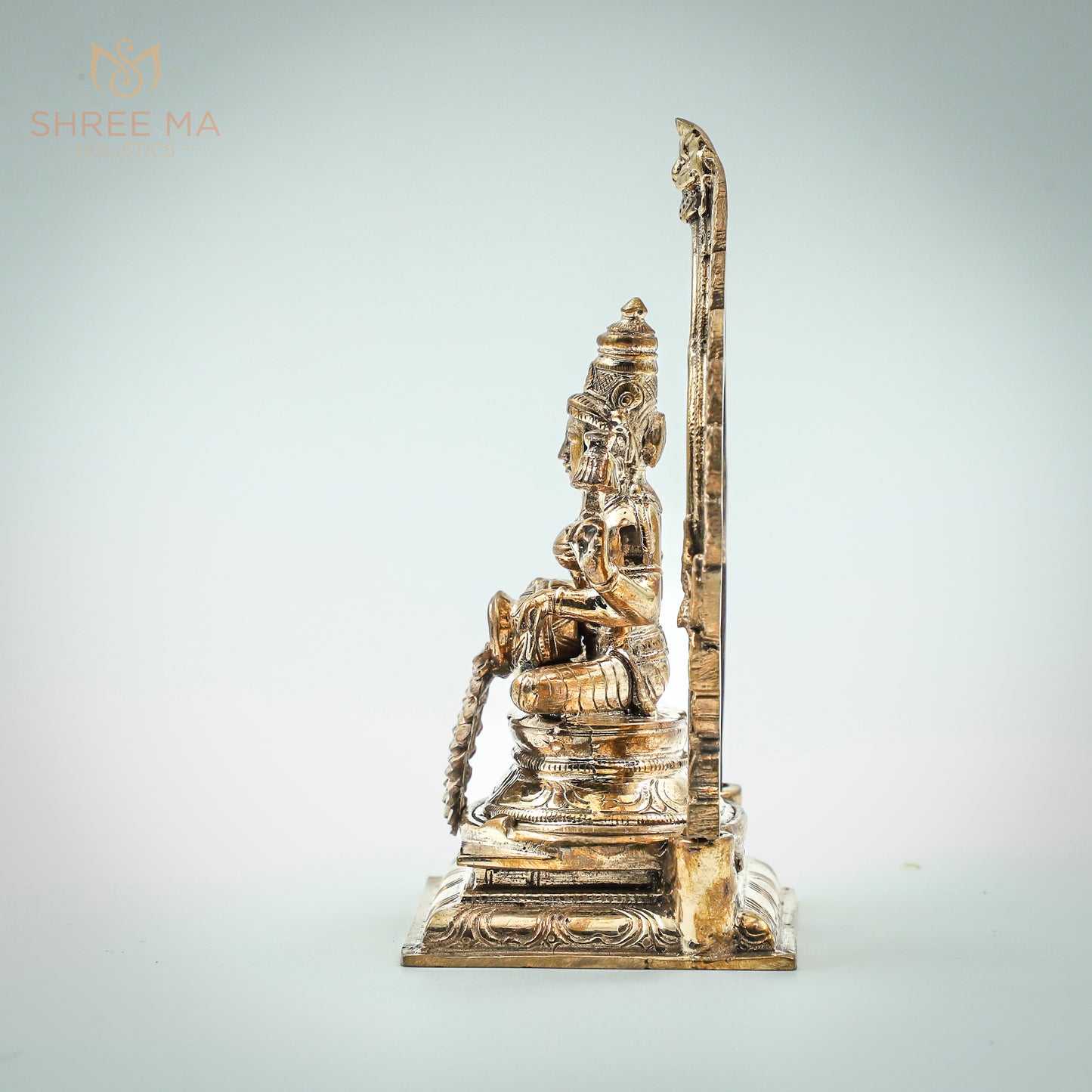 Kuberalakshmi 5" Panchalogam bronze idol - Shree Ma Sculptures