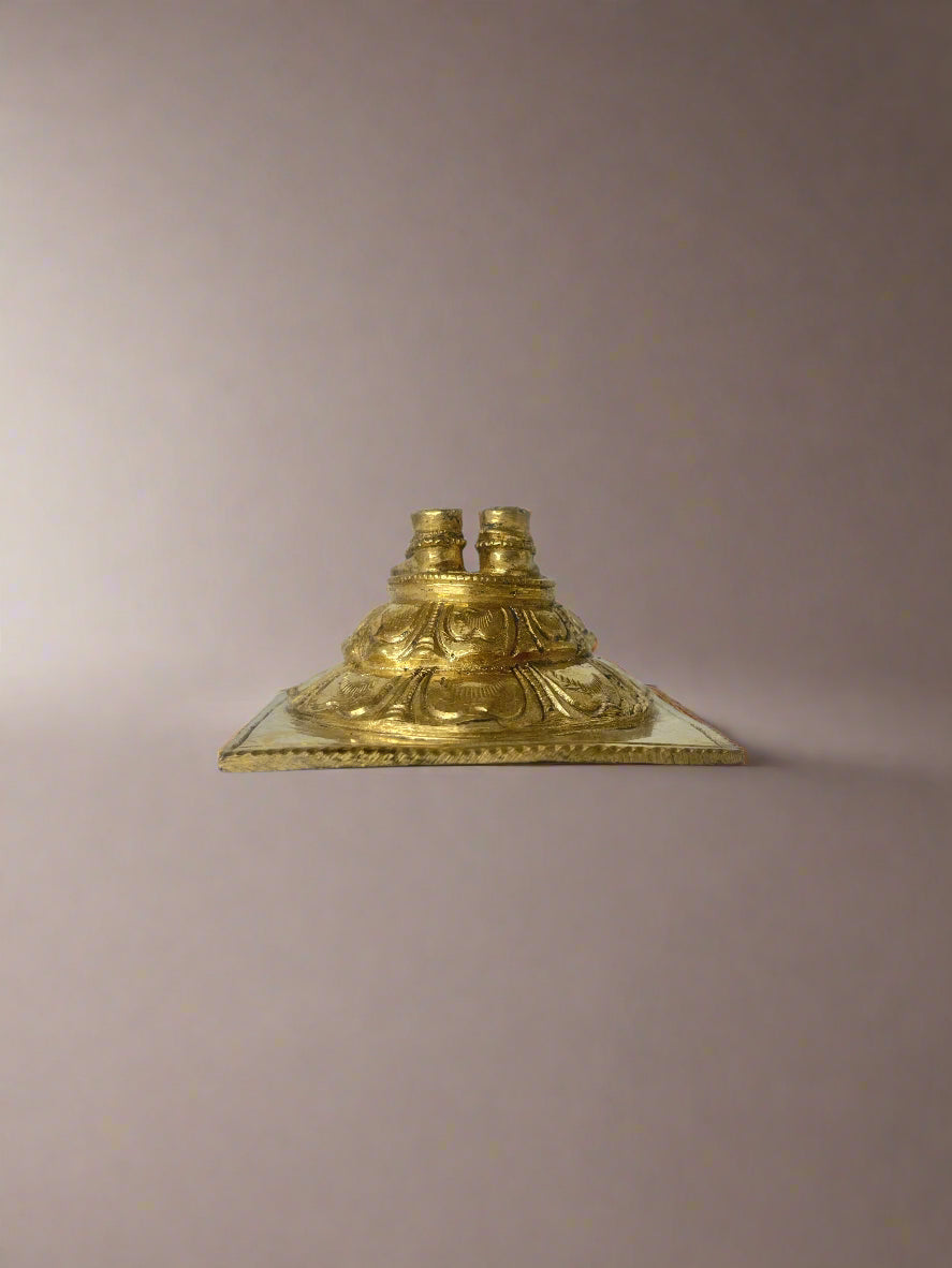 Ramarpadham 3-inch Handcrafted Bronze Panchaloha Idol - Shree Ma Sculptures