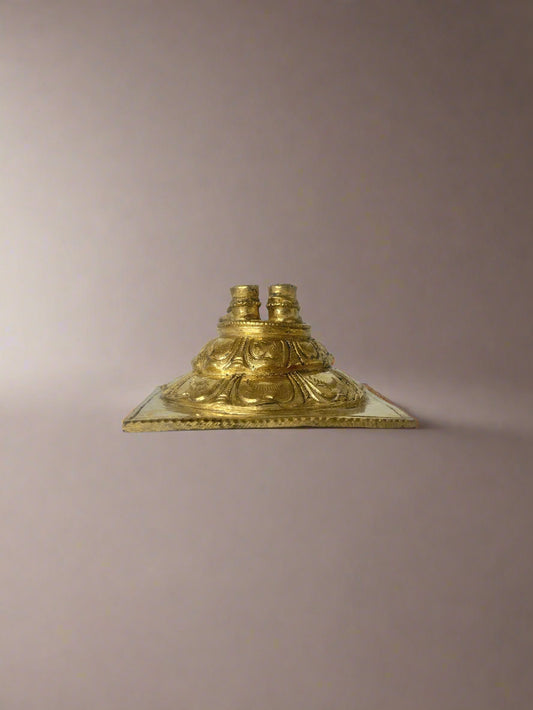 Ramarpadham 3-inch Handcrafted Bronze Panchaloha Idol - Shree Ma Sculptures