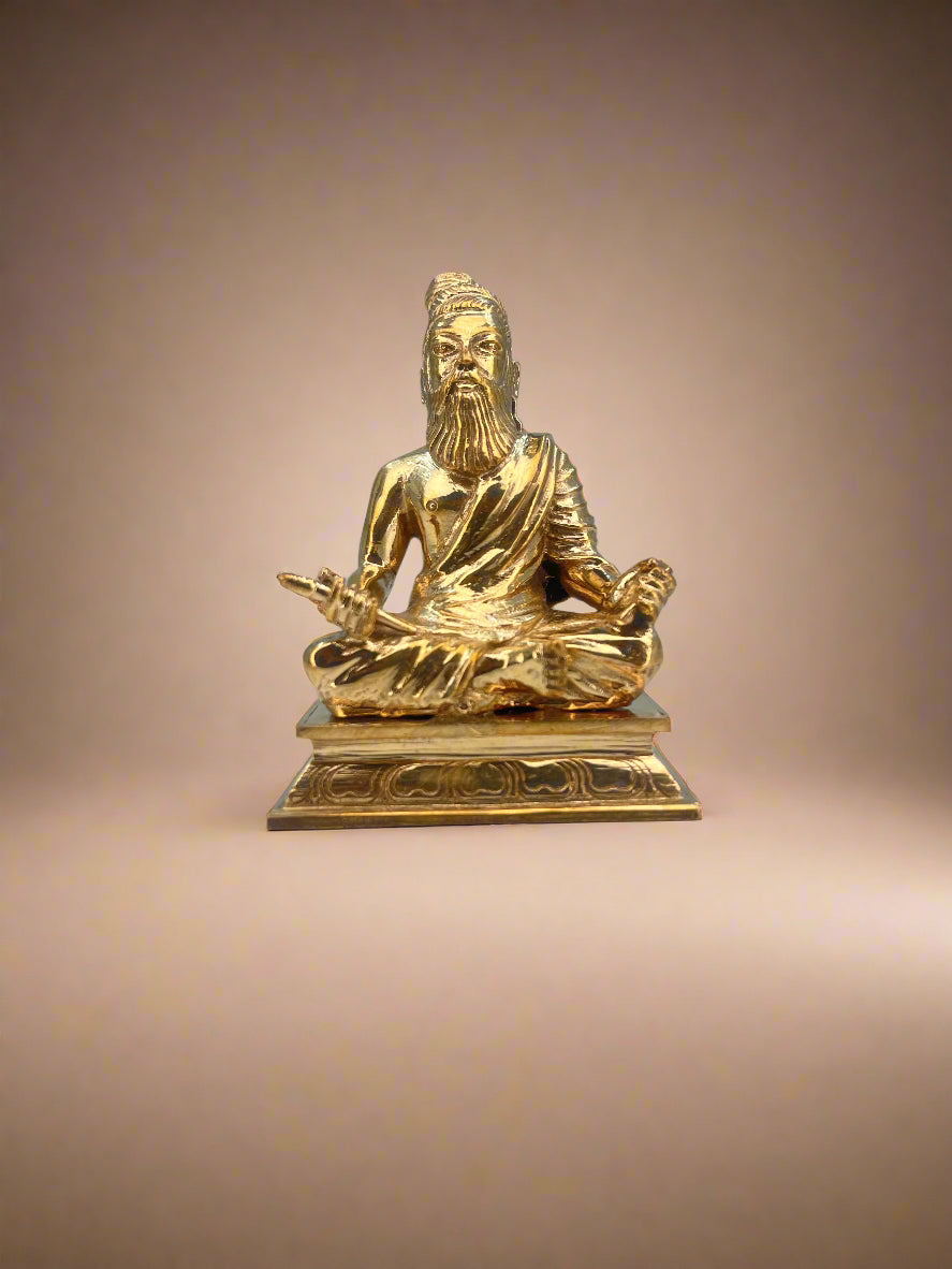 Thiruvalluvar 4-Inch Handcrafted Panchaloha Idol