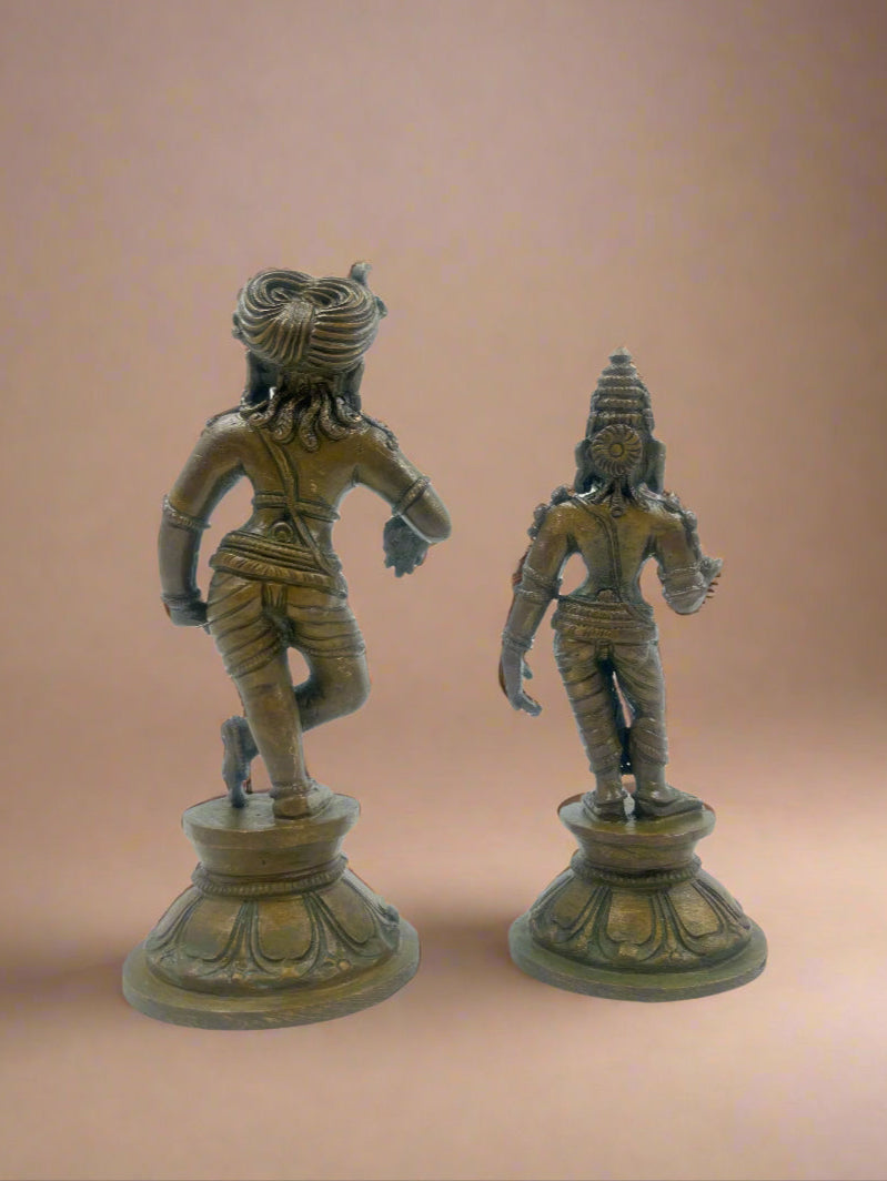 Rishabadevar 4-Inch Idol | Bronze Panchaloha Sculpture - Shree Ma Sculptures