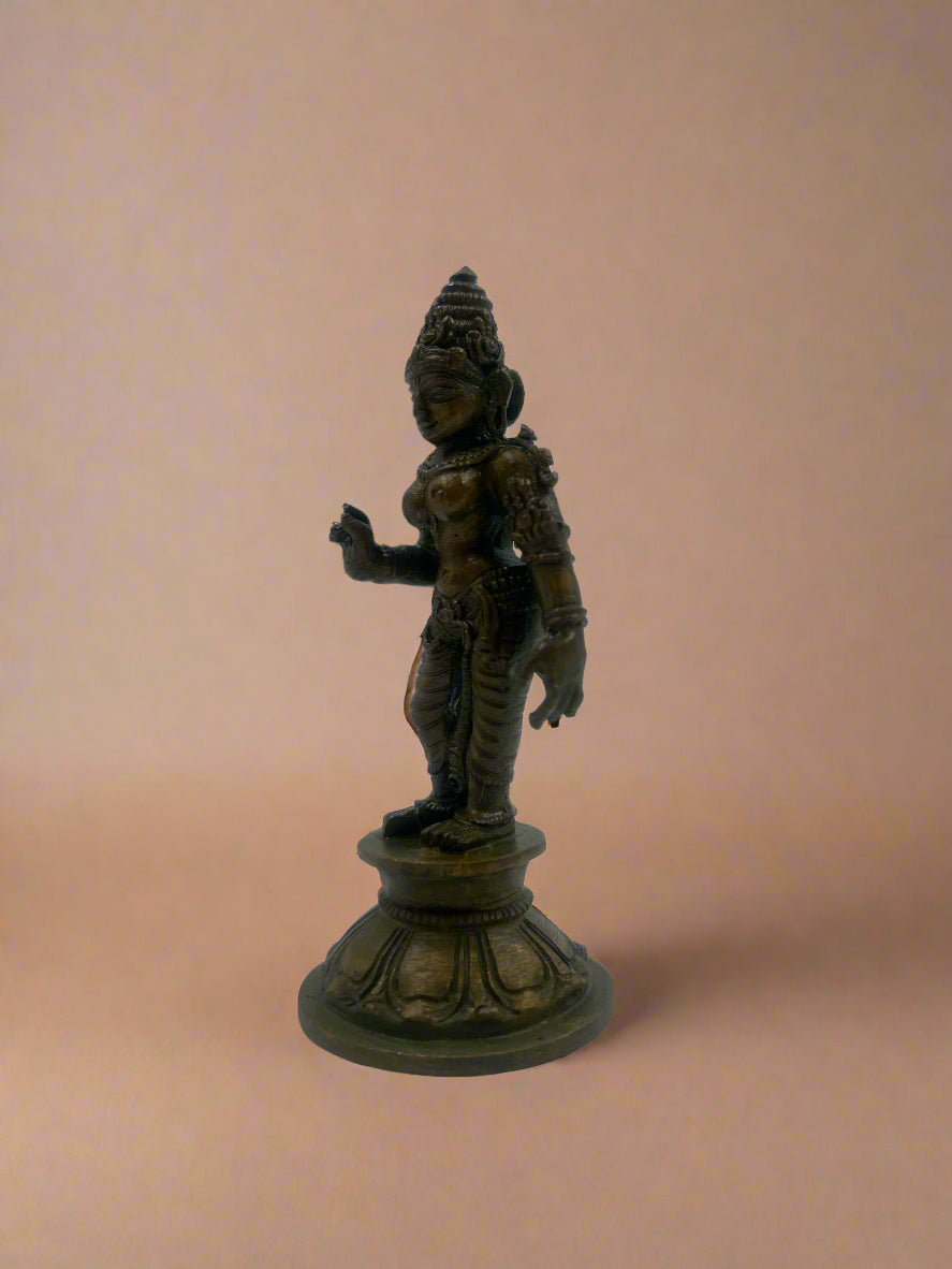 Rishabadevar 4-Inch Idol | Bronze Panchaloha Sculpture - Shree Ma Sculptures