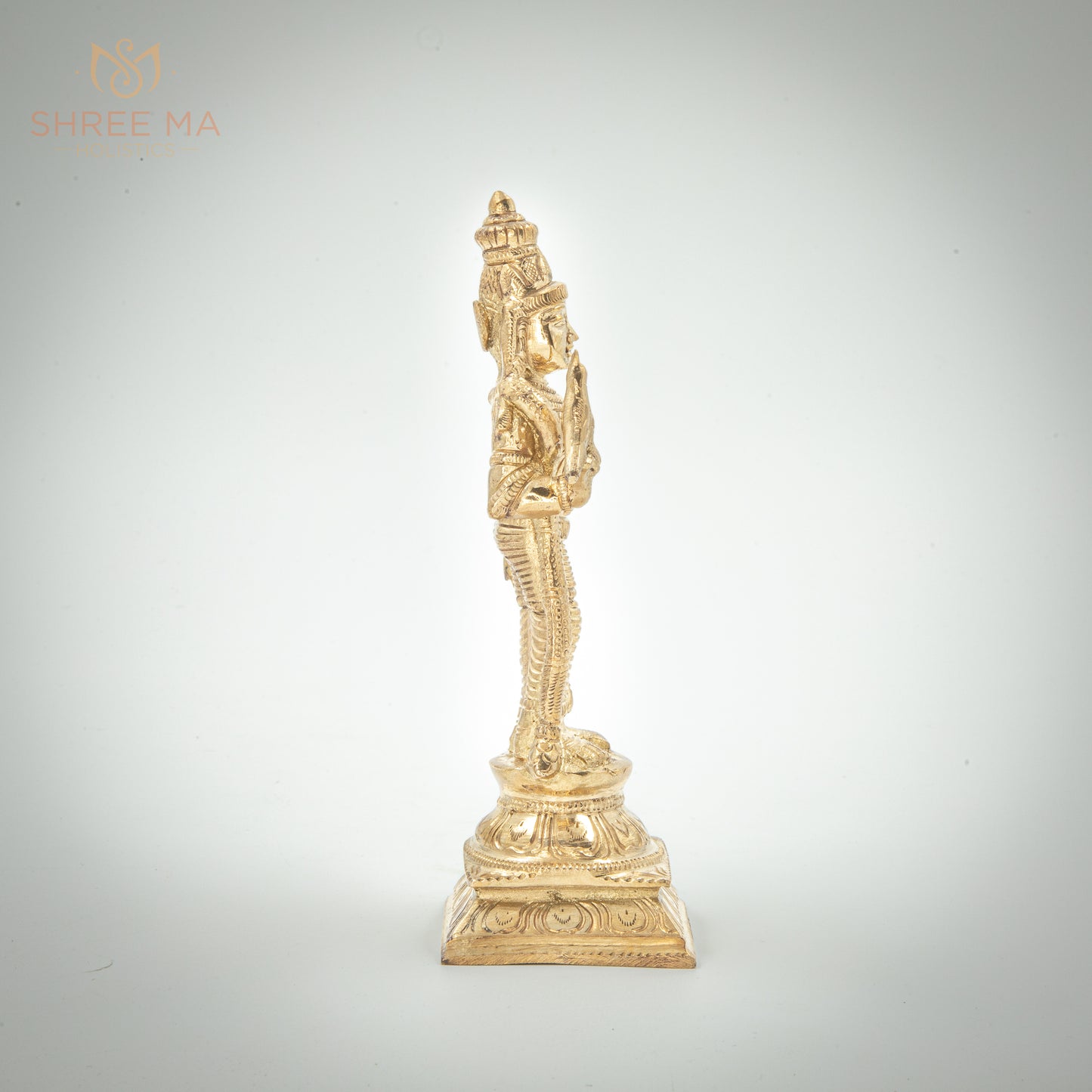 Meenakshi 6" inches panchaloha panchalogam Bronze Idol - Shree Ma Sculptures