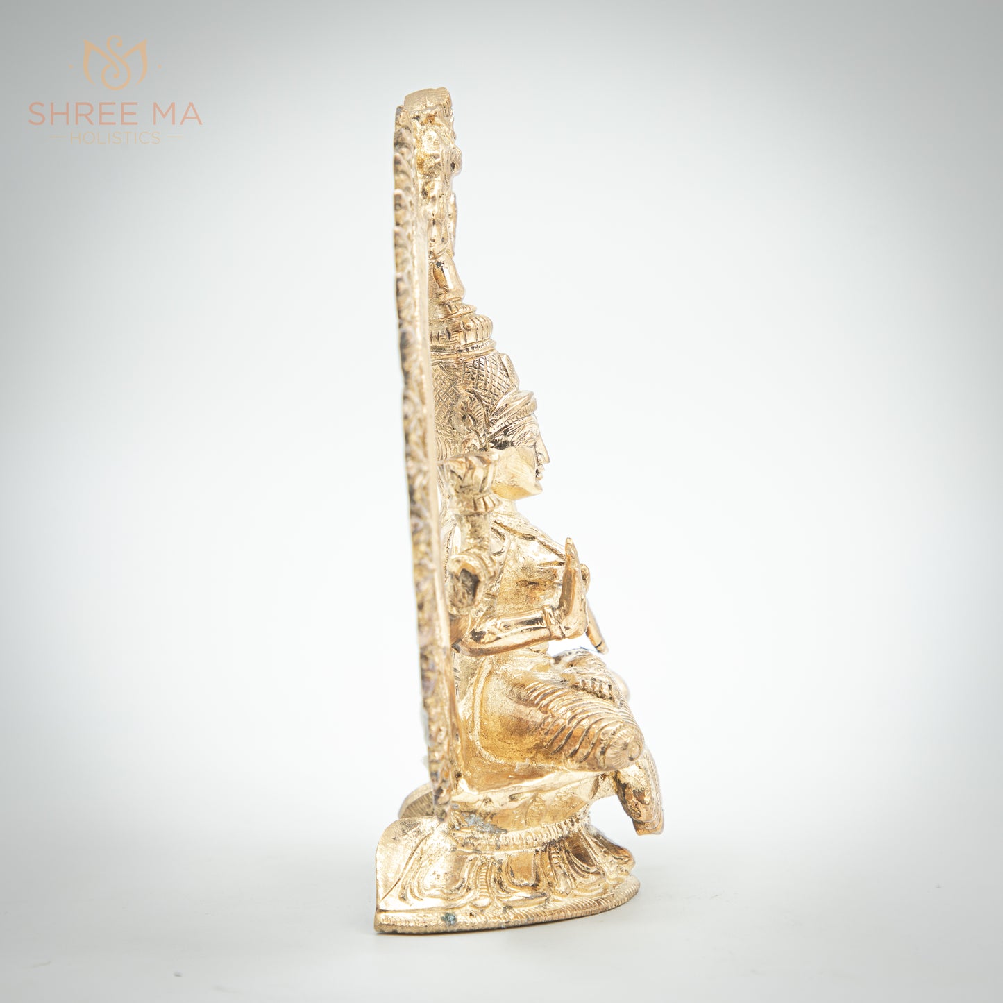 Mahalaksmi 8" inches panchaloha idol - Shree Ma Sculptures