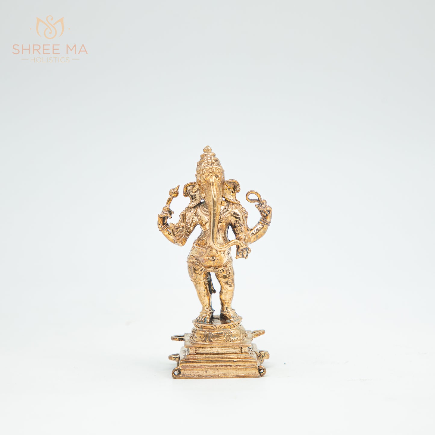 Thiruvanaikkaval Vinayagar 4" inches Panchaloha idol - Shree Ma Sculptures