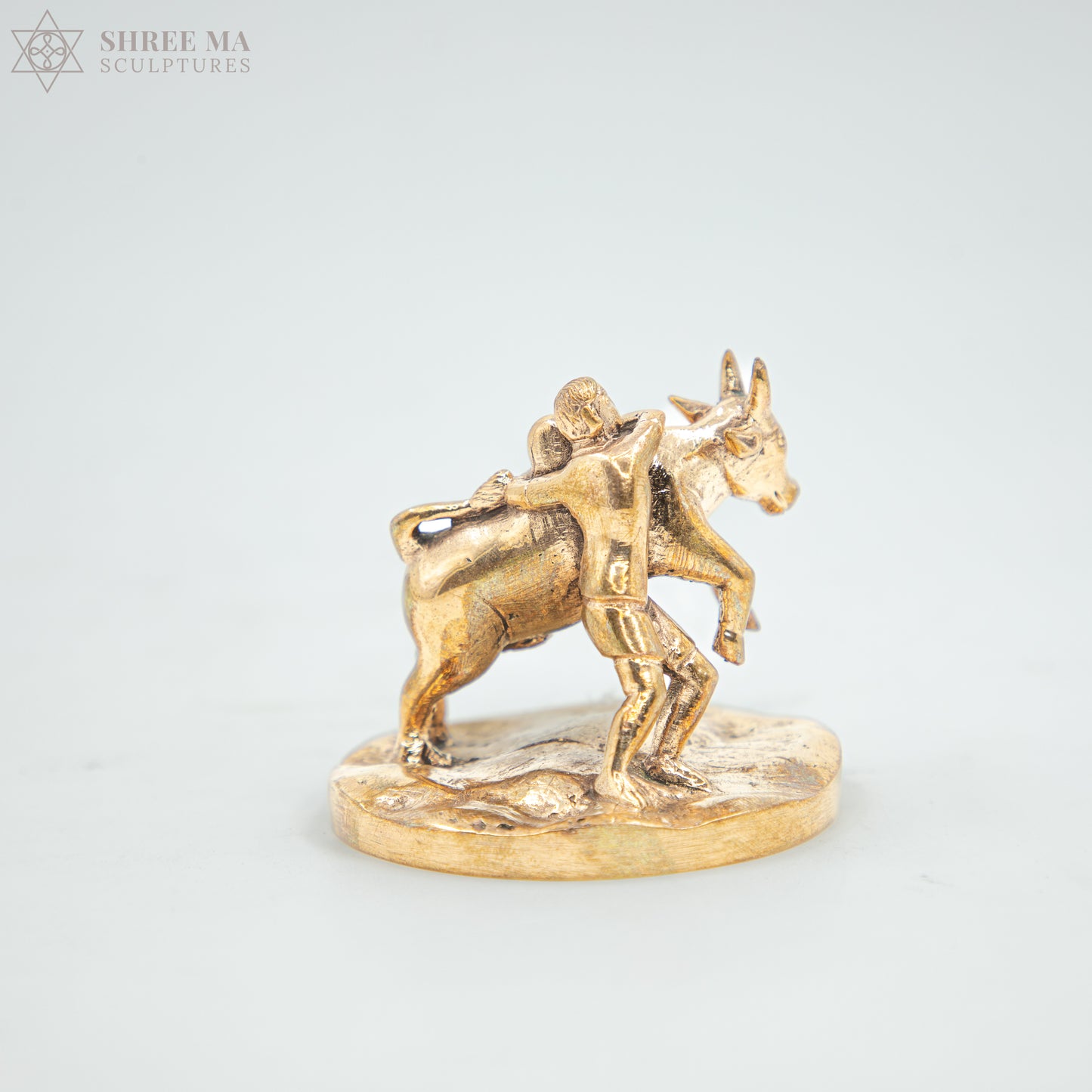Jallikattu Kalai Bonze Idol 2.5" - Shree Ma Sculptures