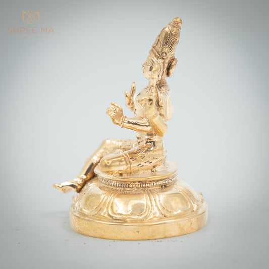 Shiva 4" inch Panchaloha idol - Shree Ma Sculptures