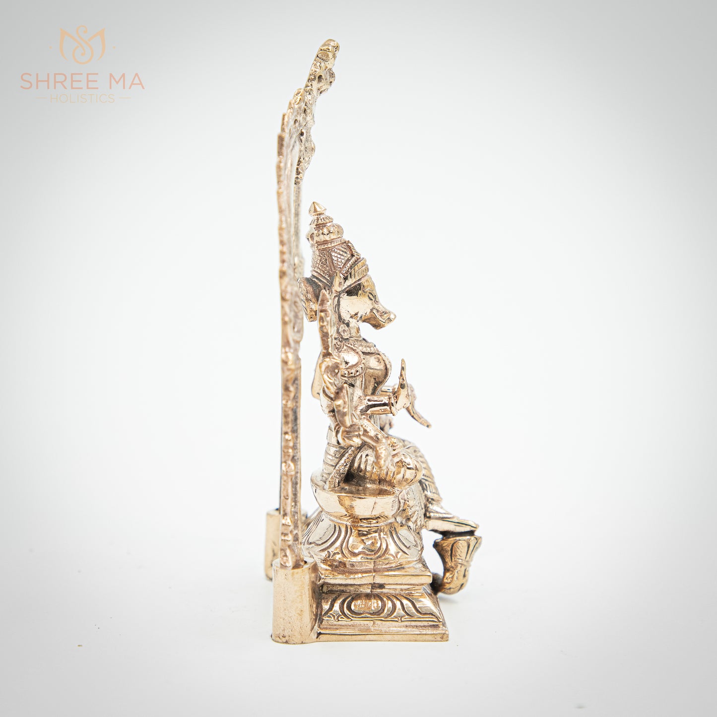 Varahi Amman 5.5" | Handmade | Madhuchista-Vidhana (Lost-Wax casting) | Panchaloha Bronze from Swamimalai - Shree Ma Sculptures