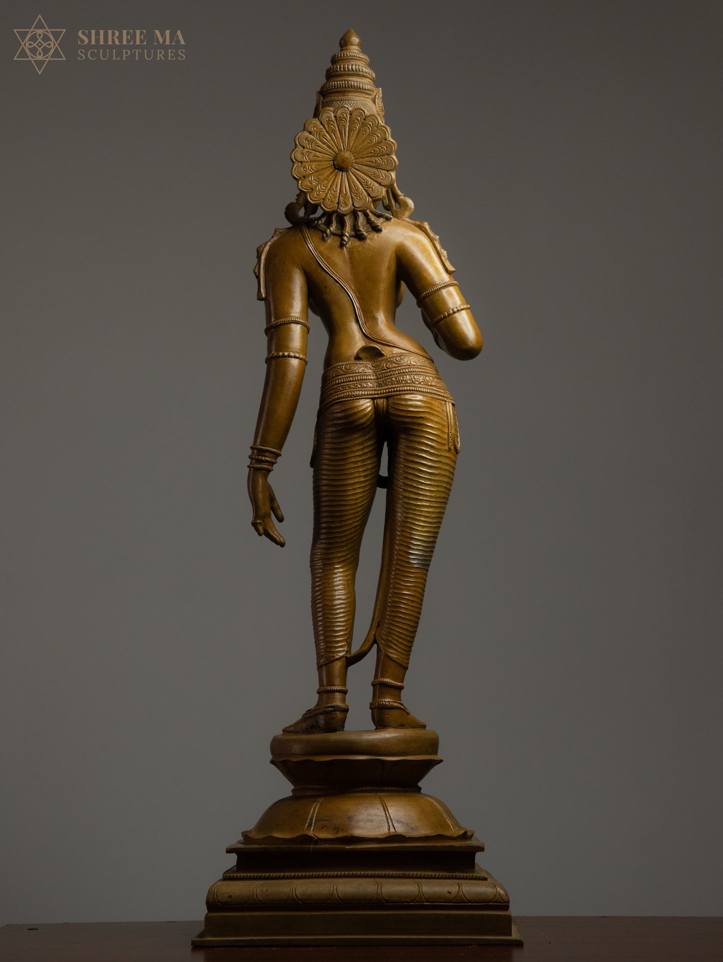 Sivagami 26-inch Panchaloha Bronze Sculpture - The definition of Grace
