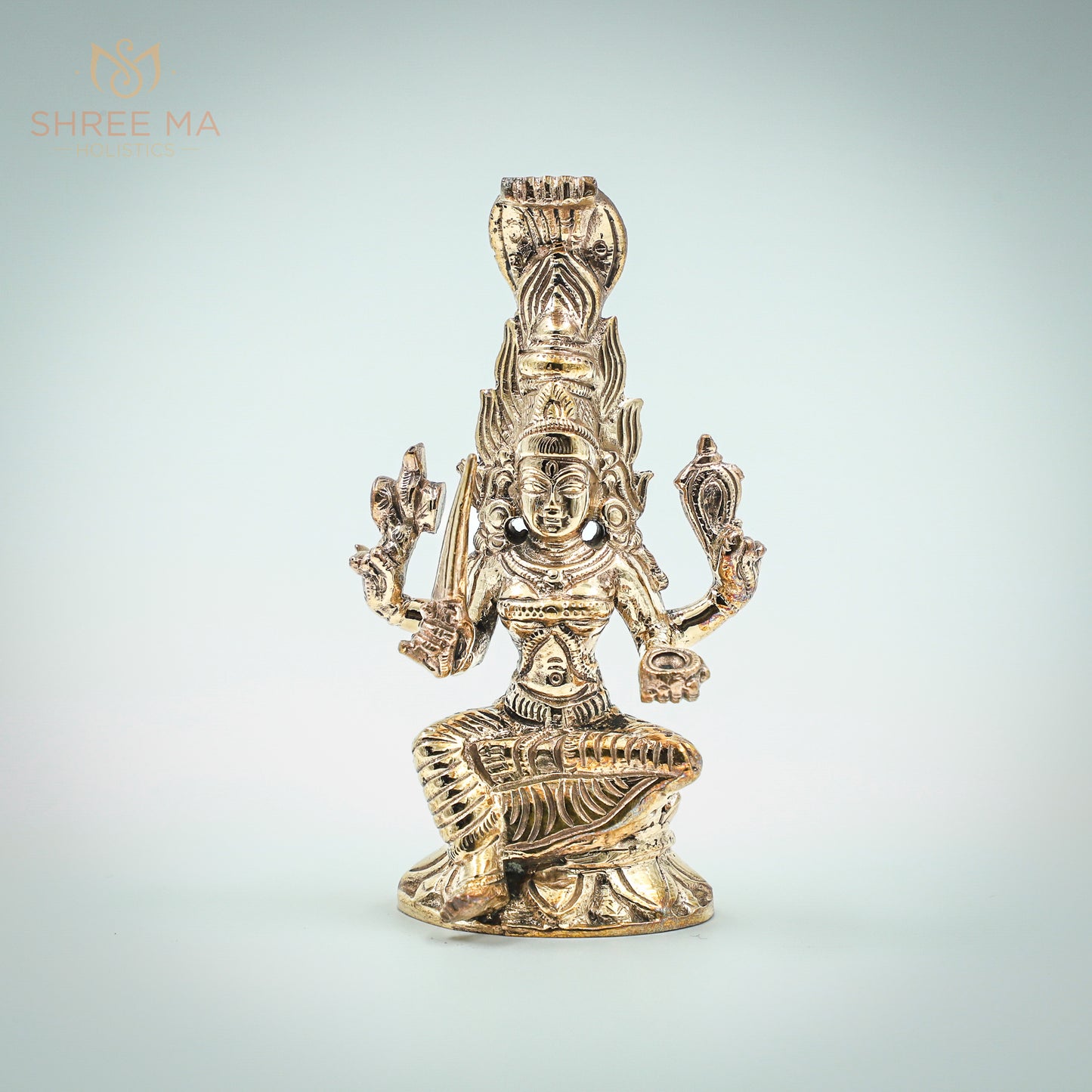 Mariyamman 4" inches Panchalogam Bronze Idol - Shree Ma Sculptures