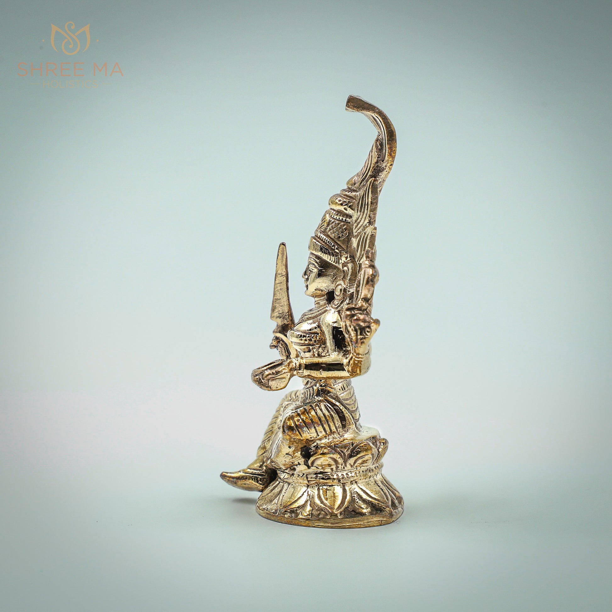 Mariyamman 4" inches Panchalogam Bronze Idol - Shree Ma Sculptures