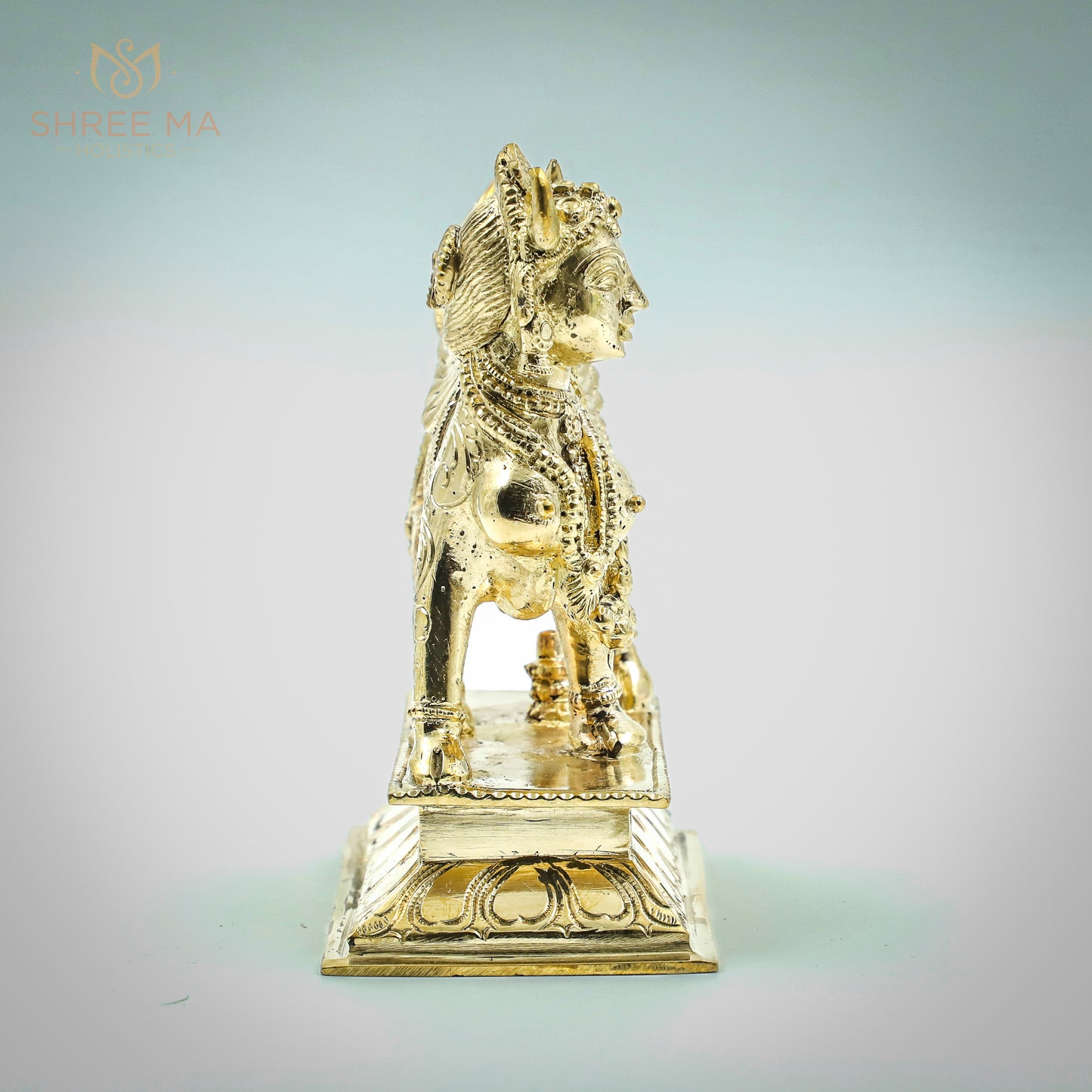 Kamadhenu 6" inches Panchalogam bronze idol - Shree Ma Sculptures