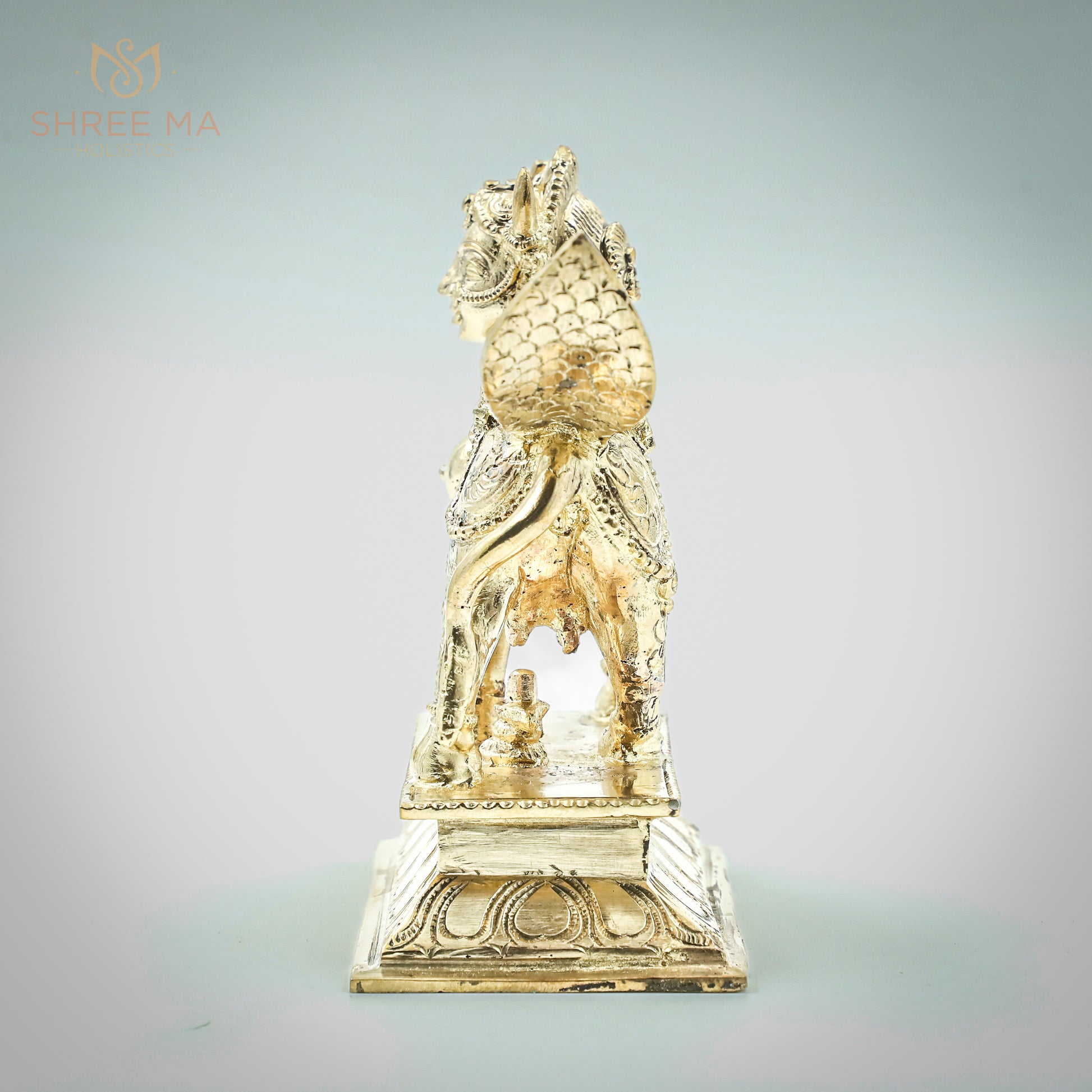 Kamadhenu 6" inches Panchalogam bronze idol - Shree Ma Sculptures
