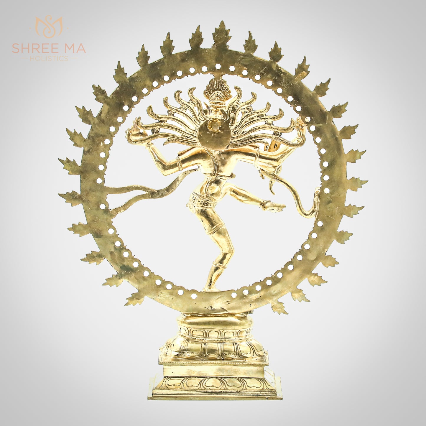 Natarajar 13" | Handmade | Madhuchista-Vidhana (Lost-Wax casting) | Panchaloha Bronze from Swamimalai - Shree Ma Sculptures