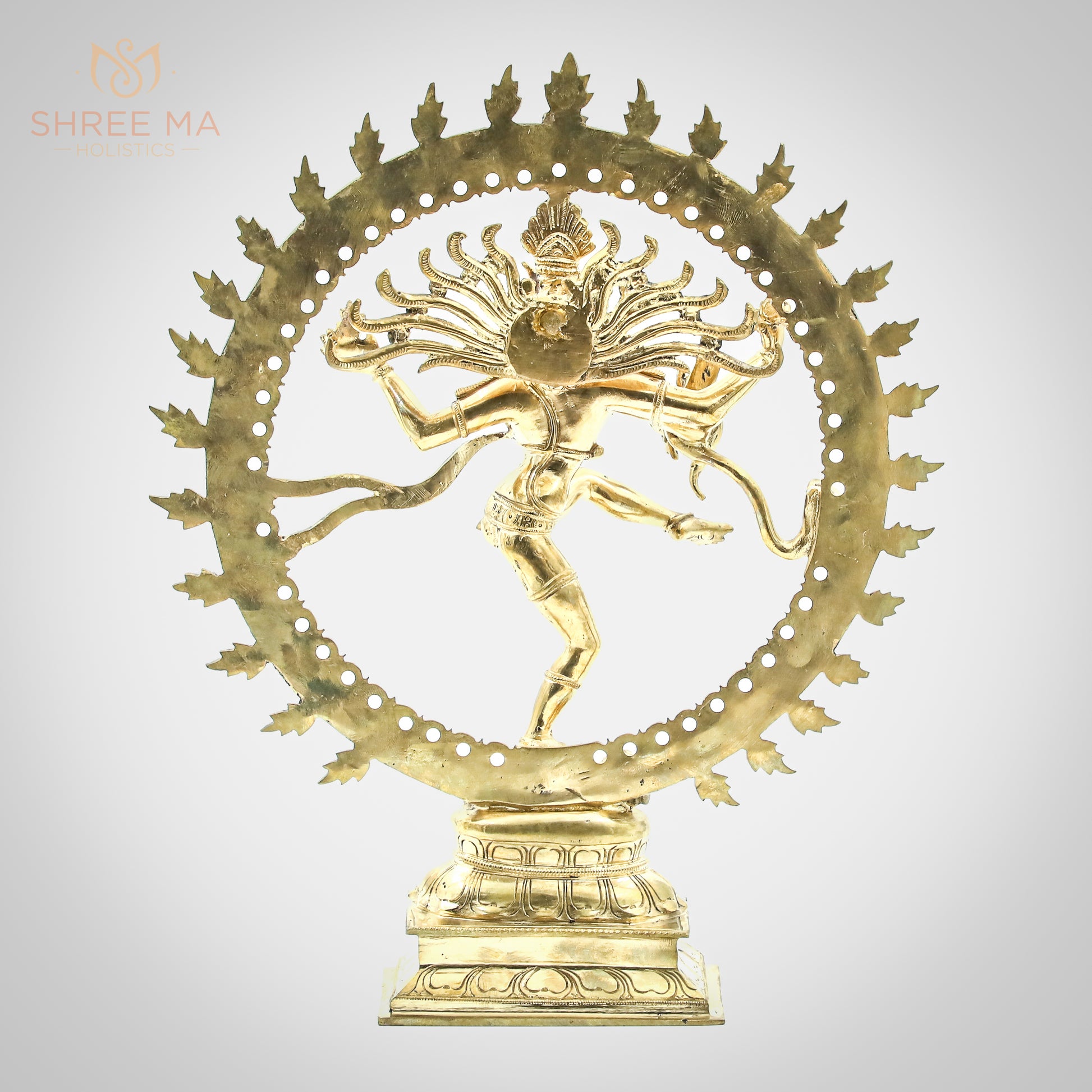 Natarajar 13" | Handmade | Madhuchista-Vidhana (Lost-Wax casting) | Panchaloha Bronze from Swamimalai - Shree Ma Sculptures