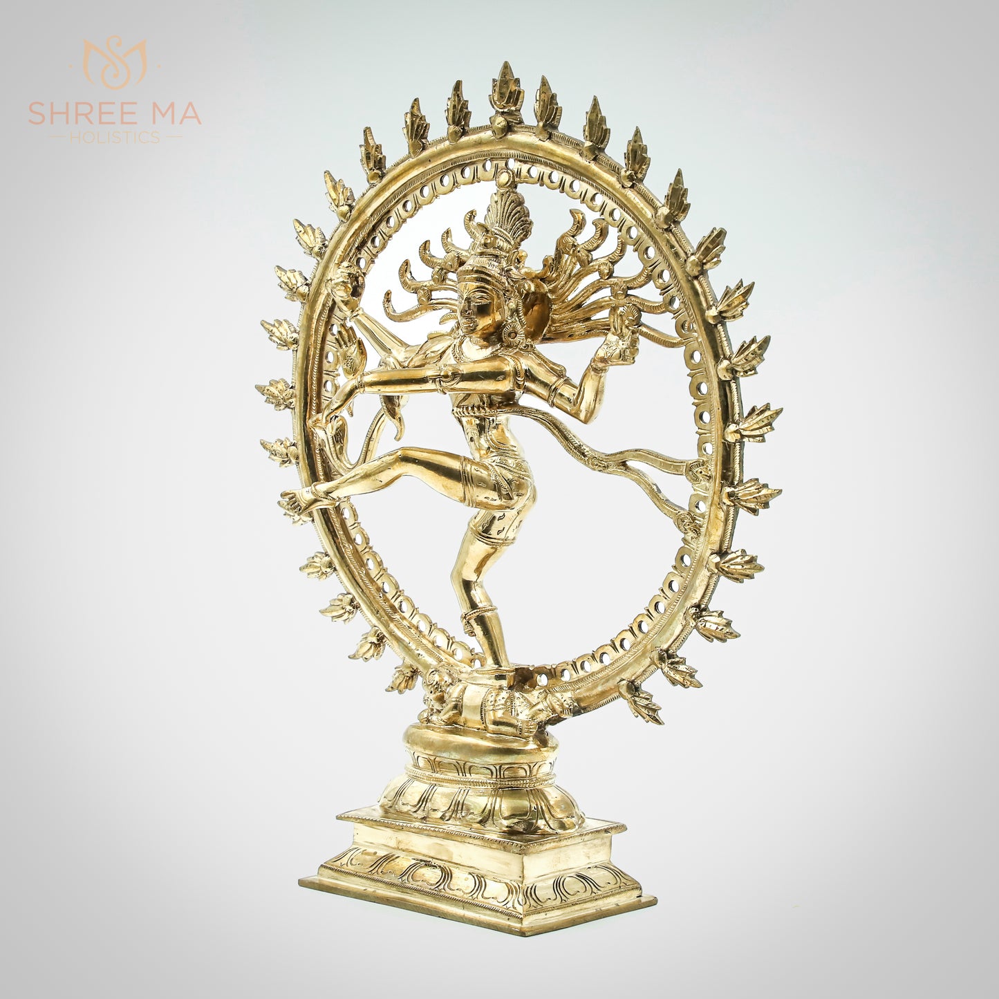 Natarajar 13" | Handmade | Madhuchista-Vidhana (Lost-Wax casting) | Panchaloha Bronze from Swamimalai - Shree Ma Sculptures