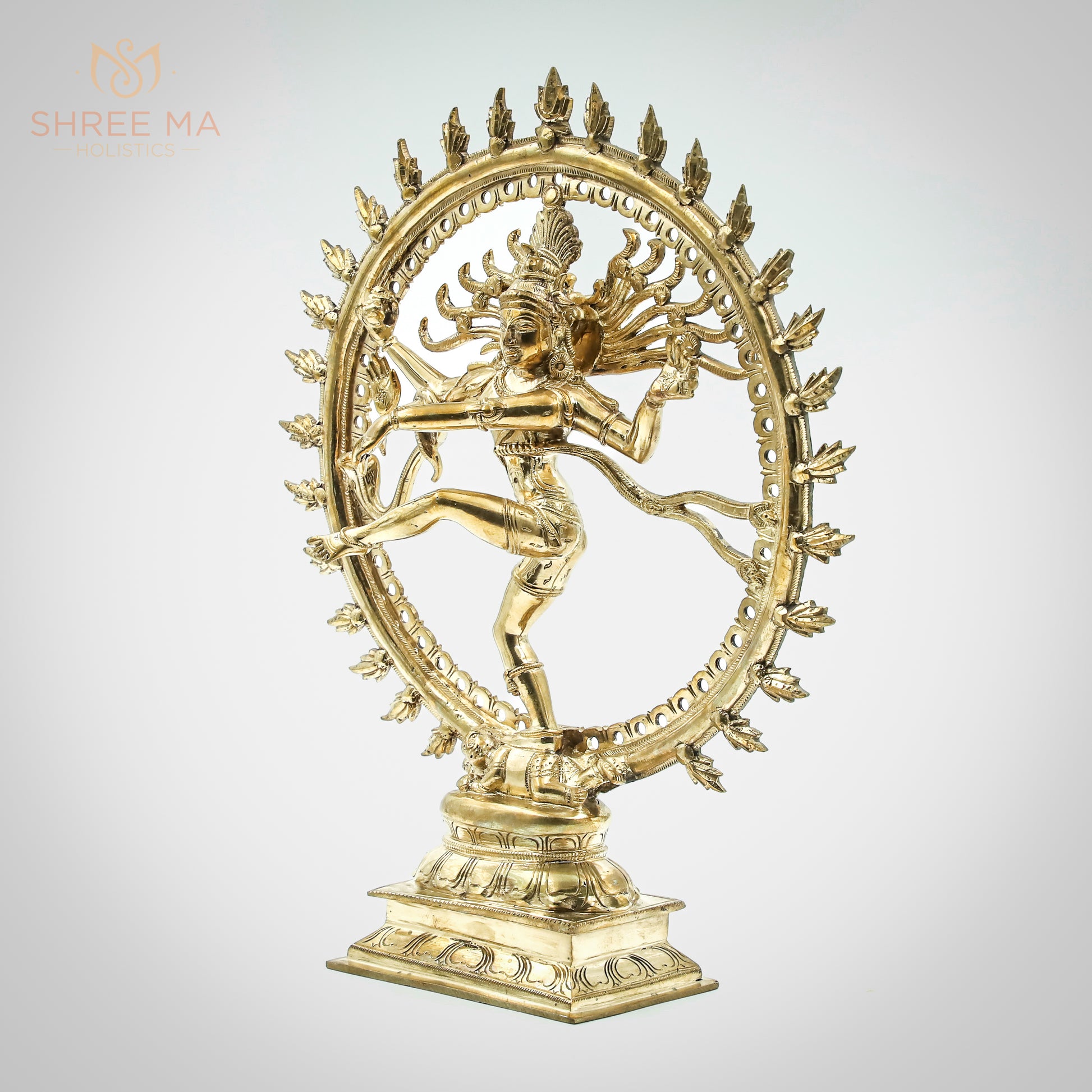 Natarajar 13" | Handmade | Madhuchista-Vidhana (Lost-Wax casting) | Panchaloha Bronze from Swamimalai - Shree Ma Sculptures