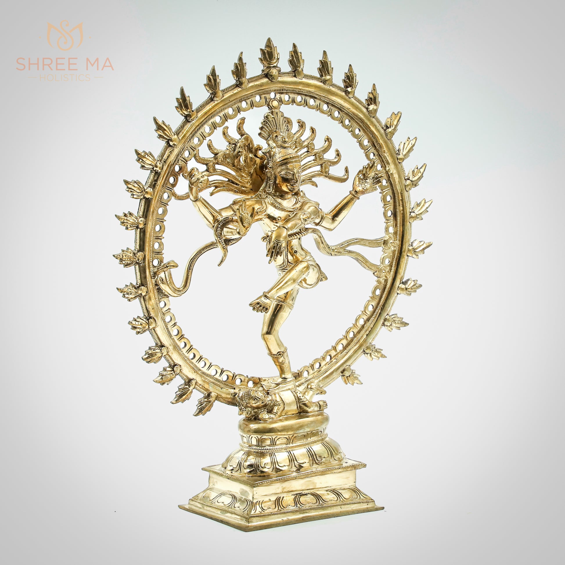 Natarajar 13" | Handmade | Madhuchista-Vidhana (Lost-Wax casting) | Panchaloha Bronze from Swamimalai - Shree Ma Sculptures