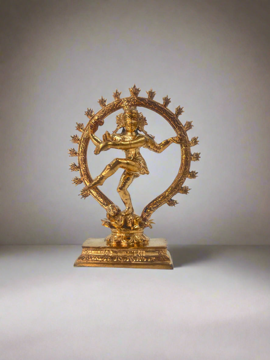 Natrajar 4-Inch Bronze Panchaloh Idol - Shree Ma Sculptures