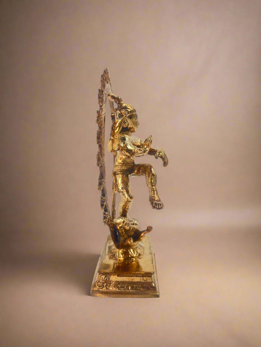 Natrajar 4-Inch Bronze Panchaloh Idol - Shree Ma Sculptures
