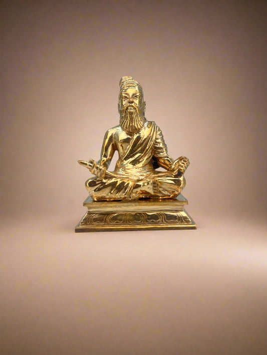 Thiruvalluvar 4-Inch Handcrafted Panchaloha Idol