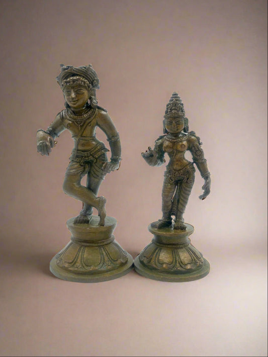 Rishabadevar 4-Inch Idol | Bronze Panchaloha Sculpture - Shree Ma Sculptures