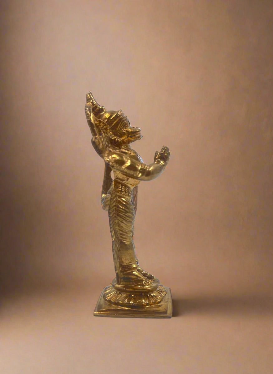 Standing Hanuman 2.5-inch Bronze Idol - Shree Ma Sculptures