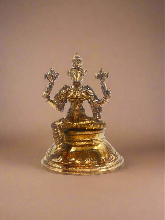 Varahiamman 4-Inch Statue | Bronze Panchaloha Idol