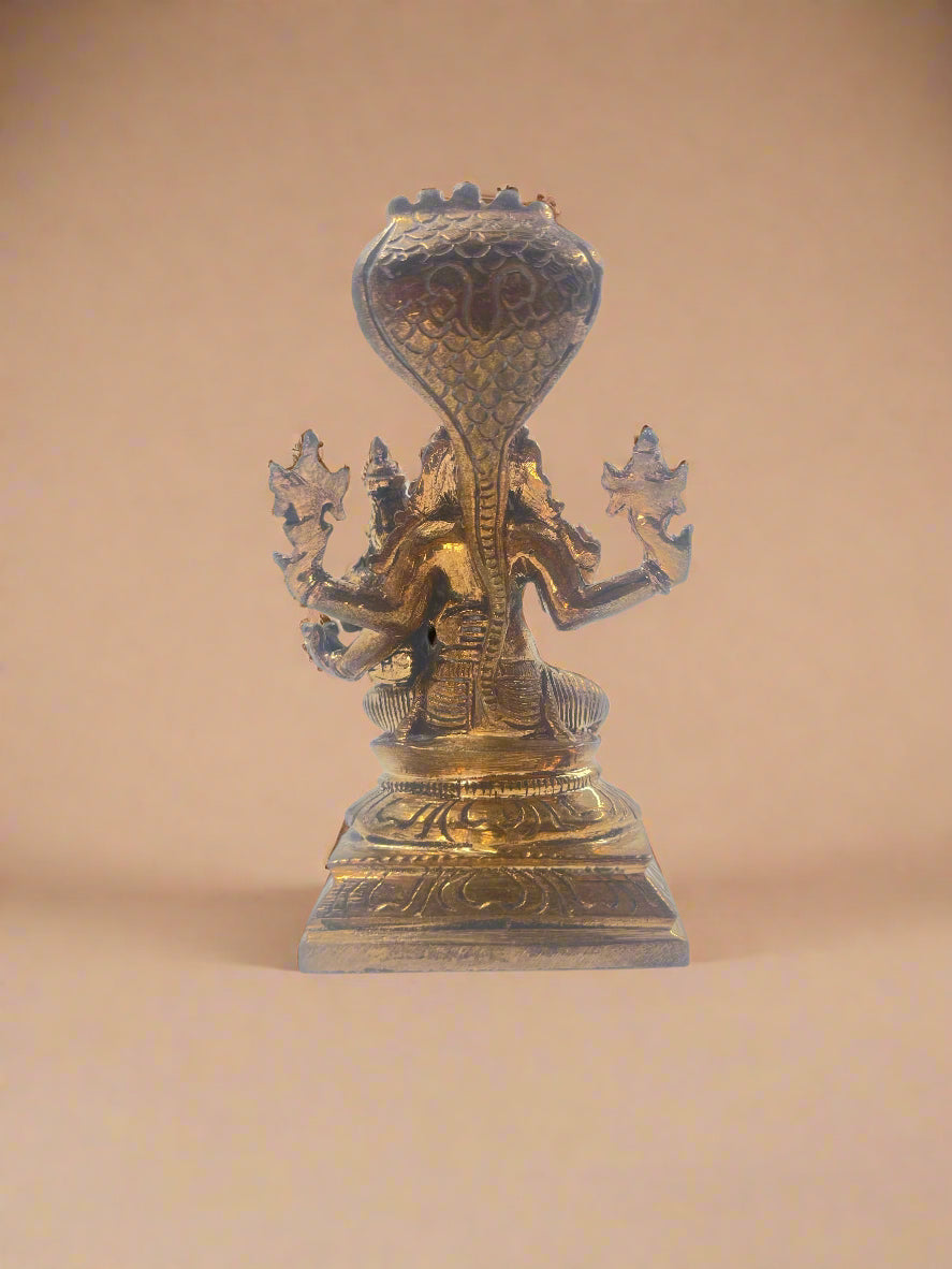 Lakshmi Hayagriva 3.5-inch Idol | Handmade Panchaloha Bronze Statue - Shree Ma Sculptures