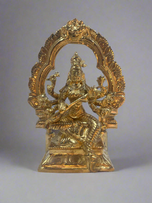 Madhangi 6.5-Inch Bronze Idol | Panchaloha Statue