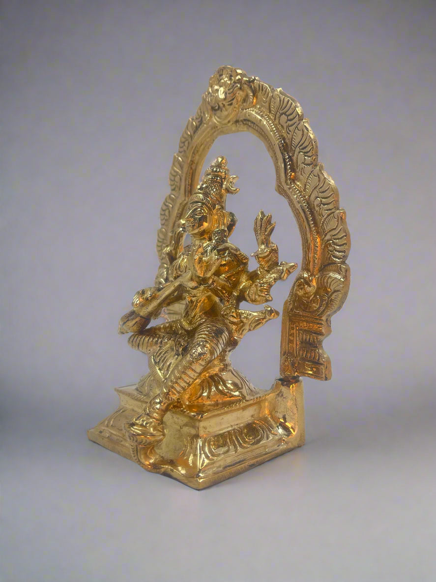 Madhangi 6.5-Inch Bronze Idol | Panchaloha Statue