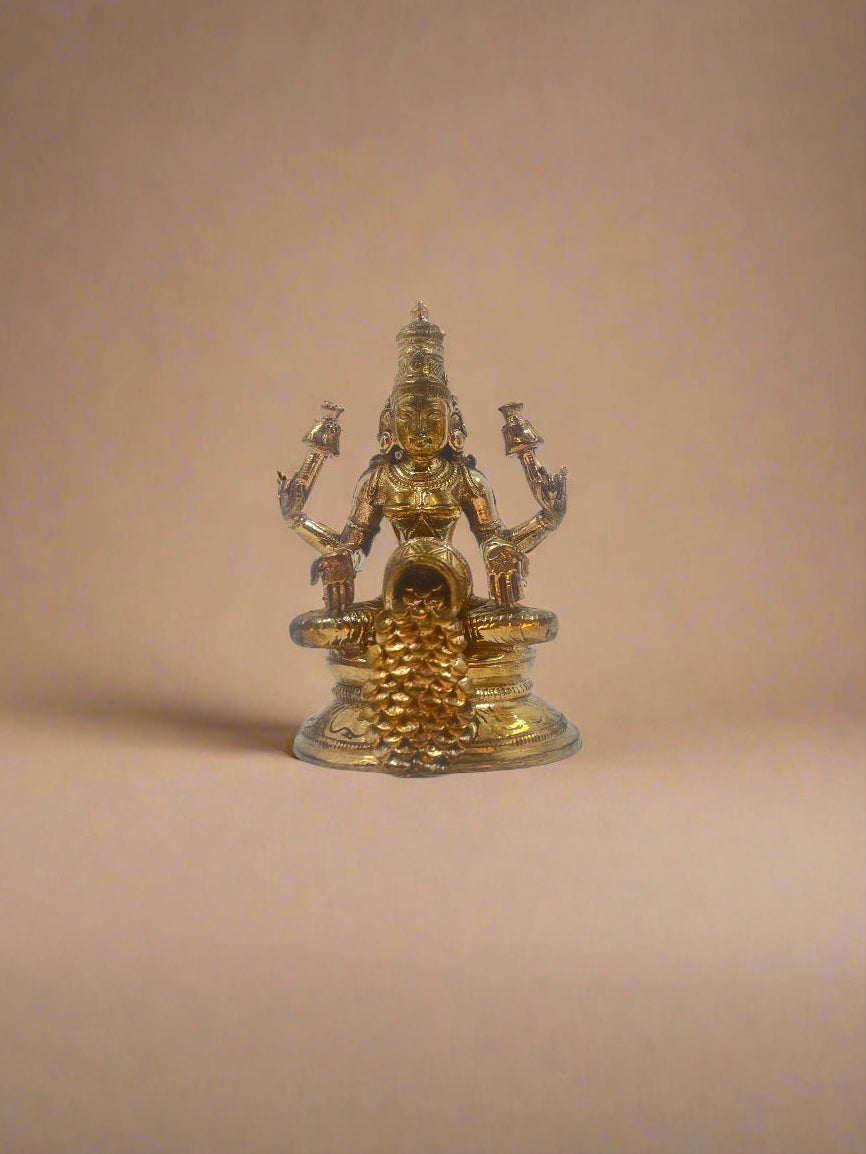 Gubera Lakshmi 3.5-inch | Panchaloha Idol