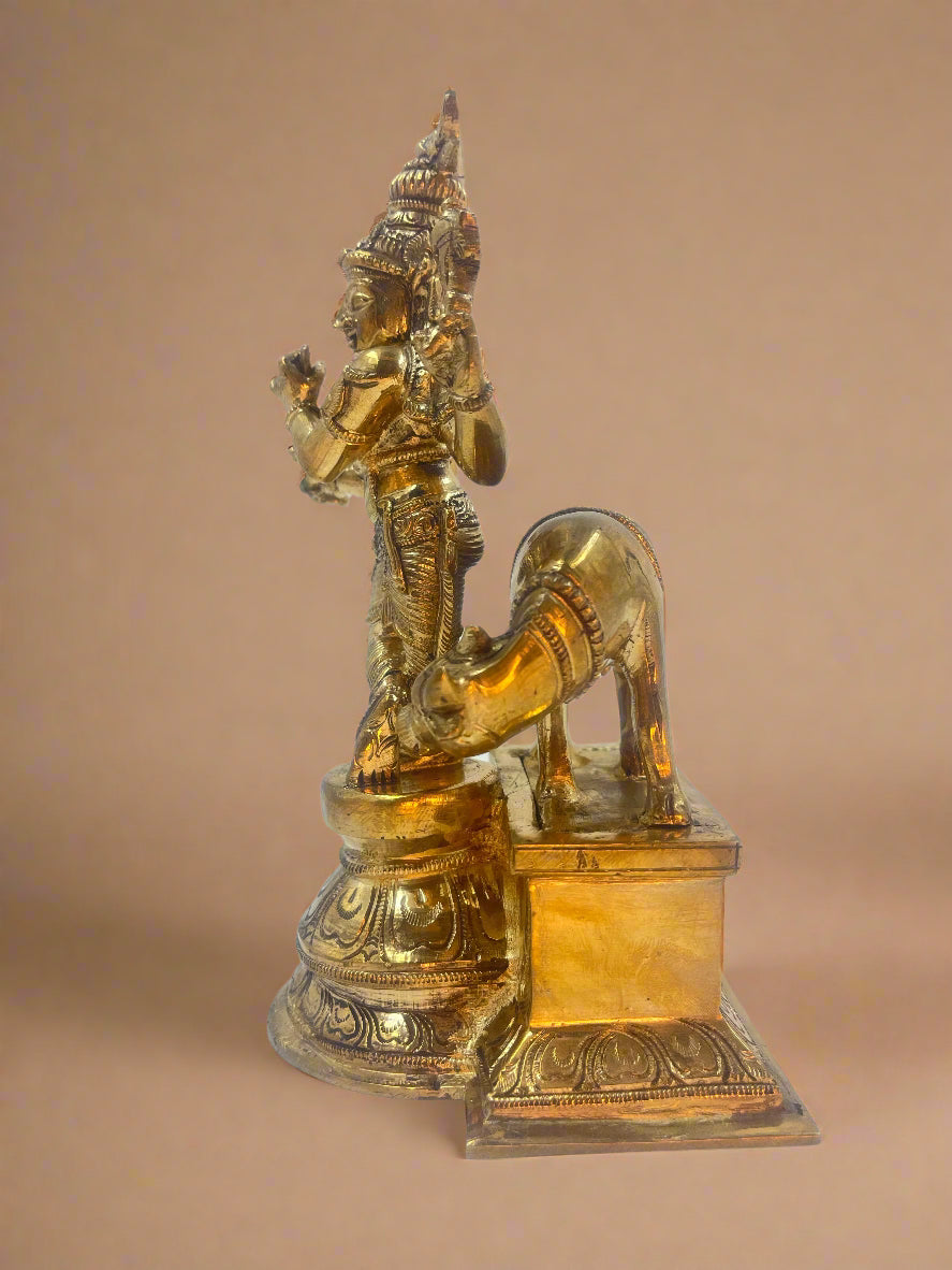 Venugopal 8-Inch Bronze Handmade Panchaloha Sculpture