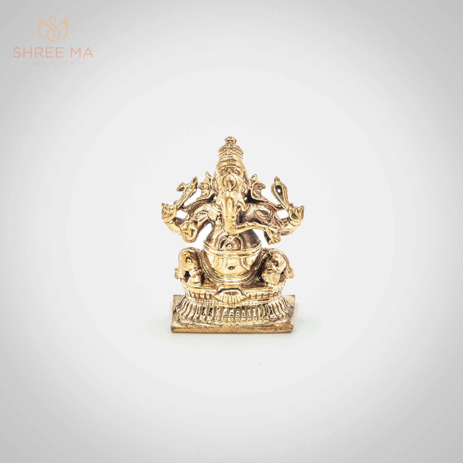 Ganesha 1.5" inches panchaloha idol - Shree Ma Sculptures