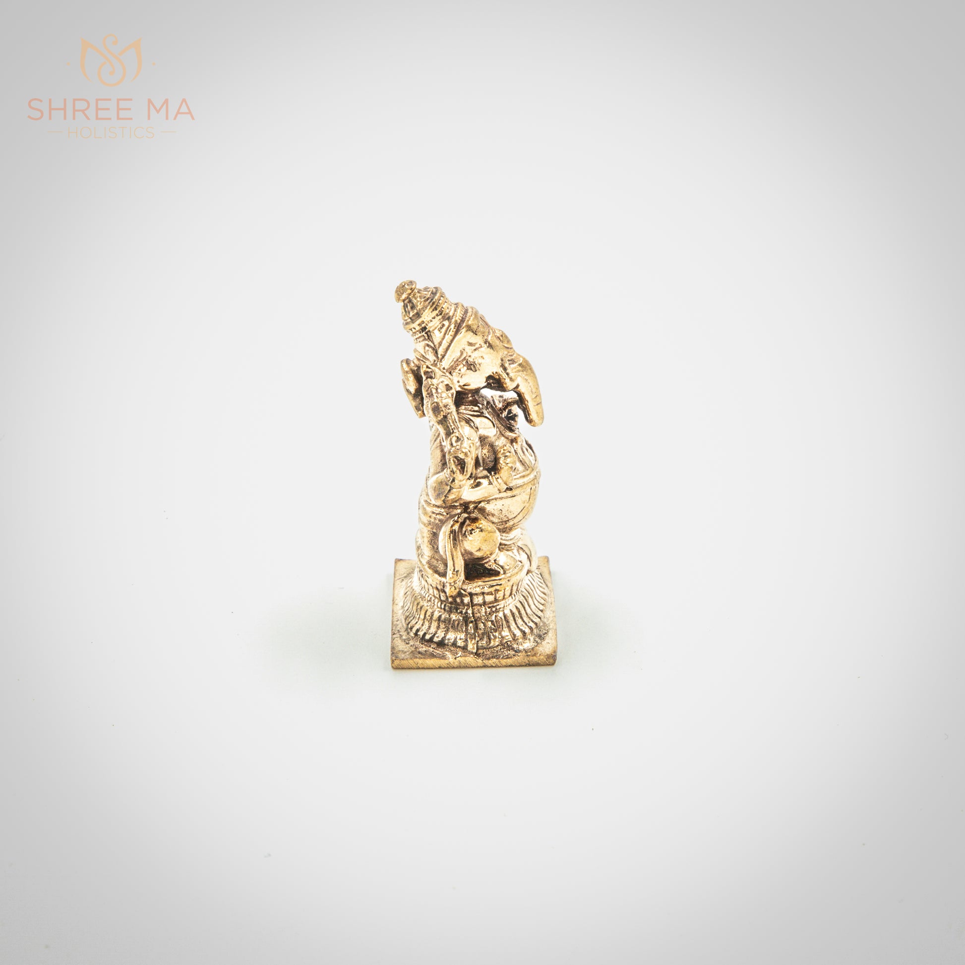 Ganesha 1.5" inches panchaloha idol - Shree Ma Sculptures