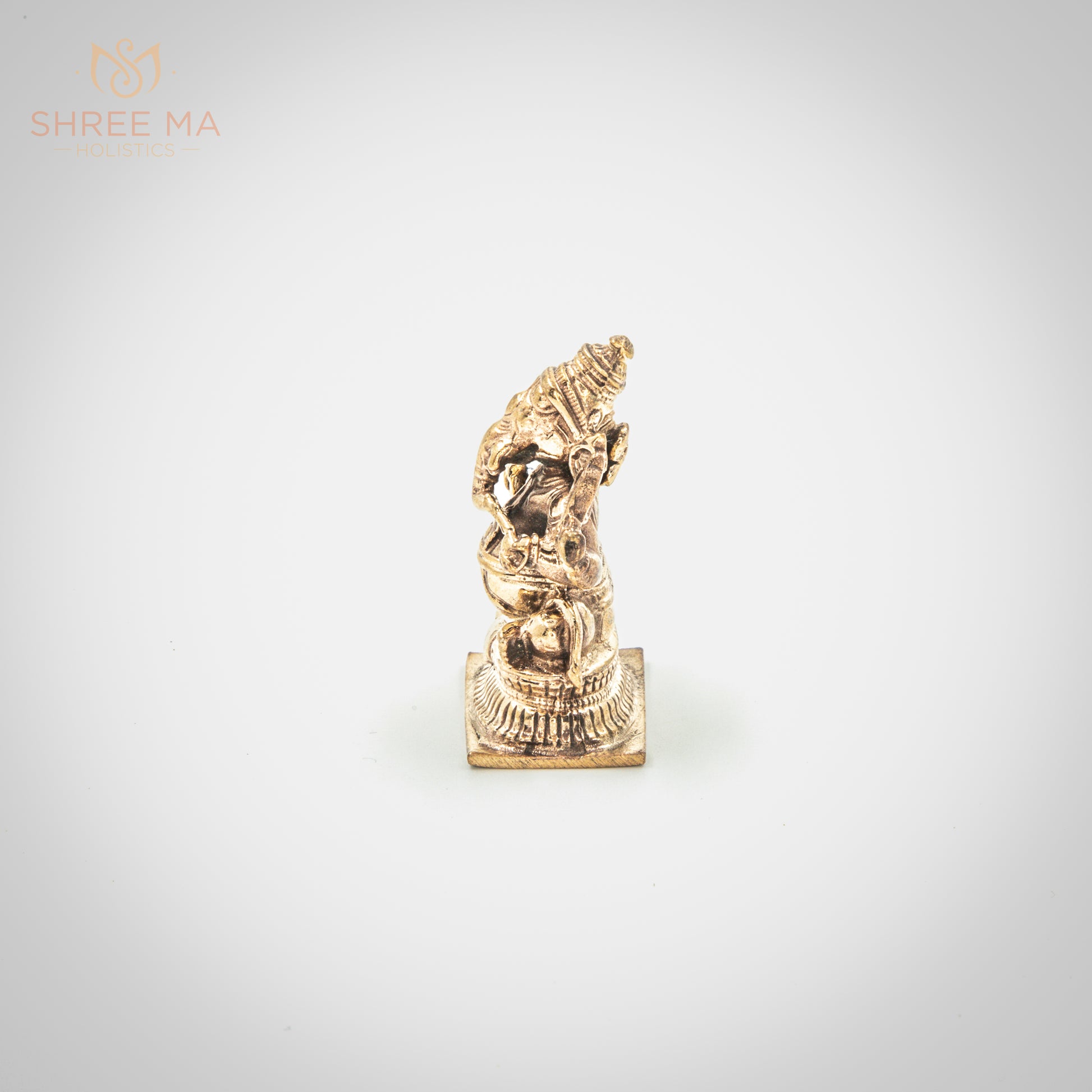 Ganesha 1.5" inches panchaloha idol - Shree Ma Sculptures