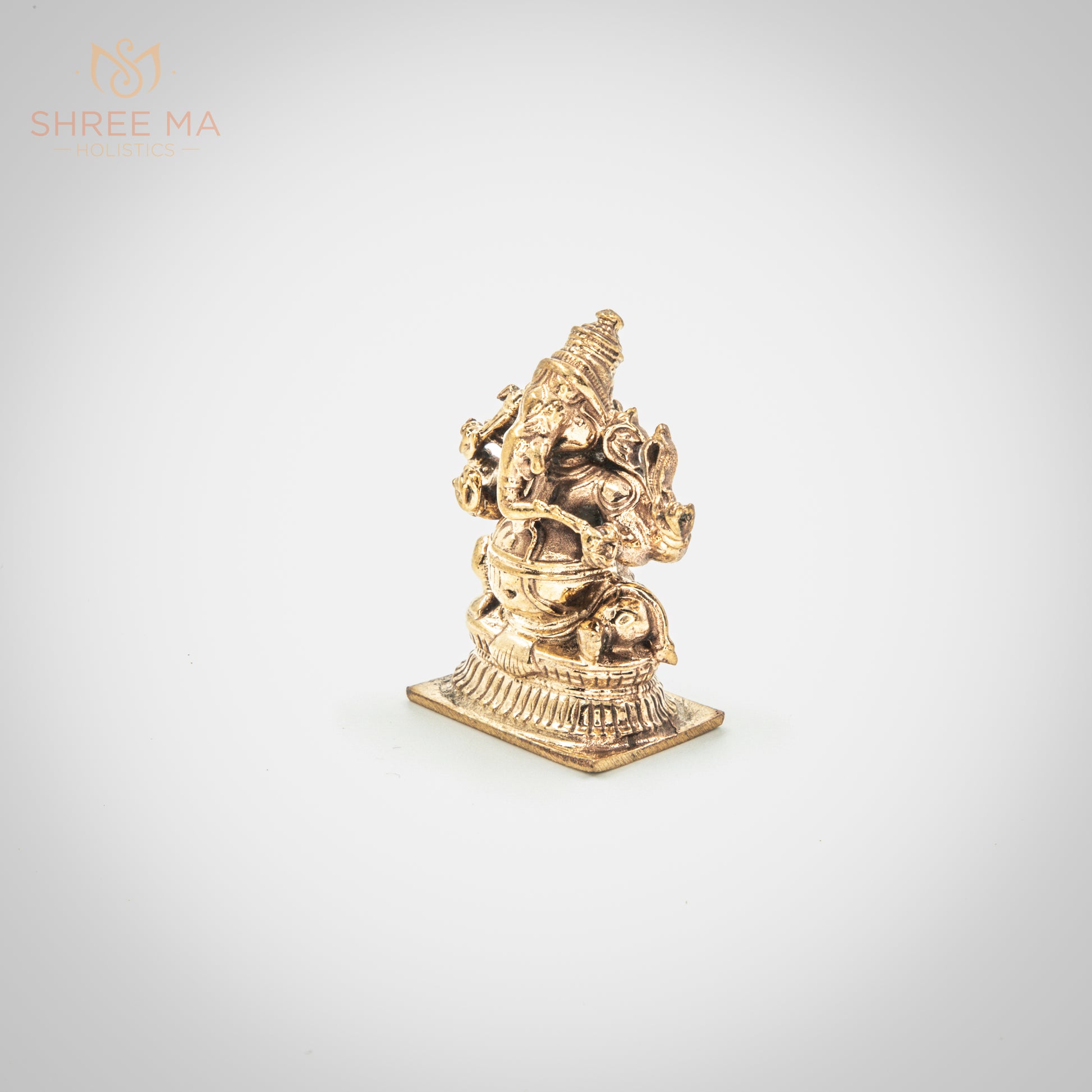 Ganesha 1.5" inches panchaloha idol - Shree Ma Sculptures