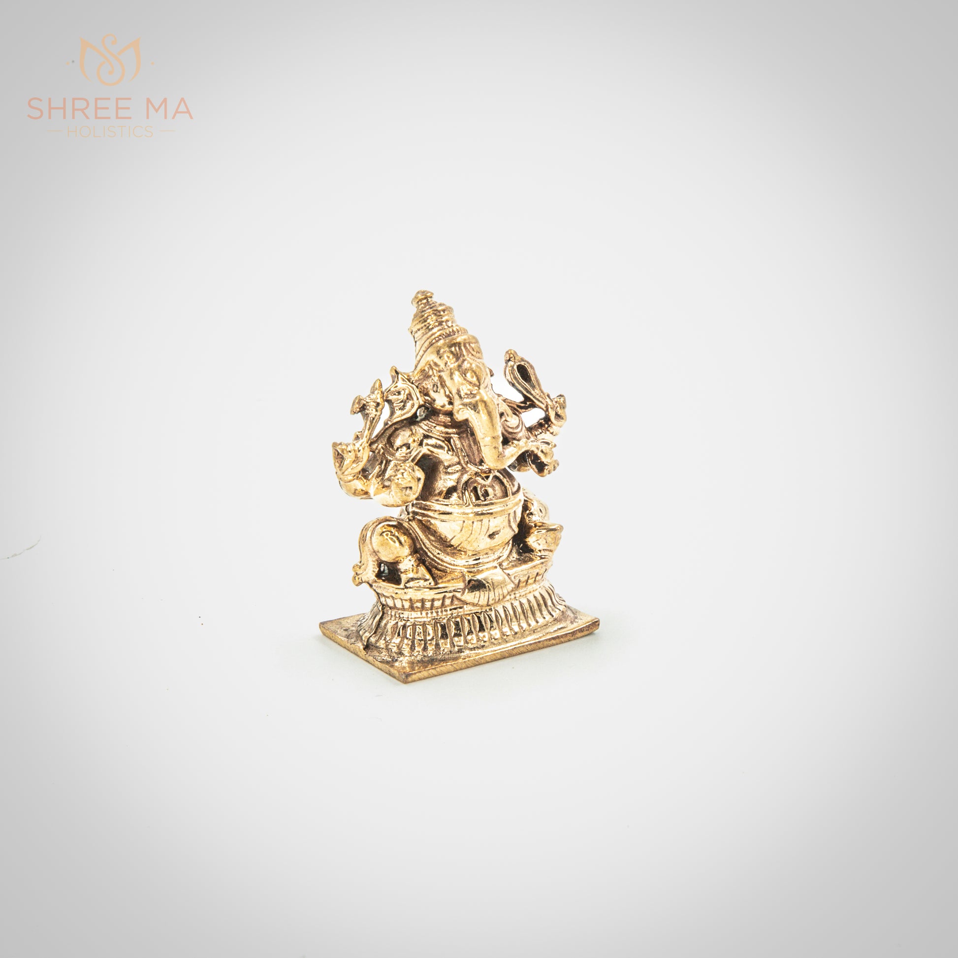 Ganesha 1.5" inches panchaloha idol - Shree Ma Sculptures