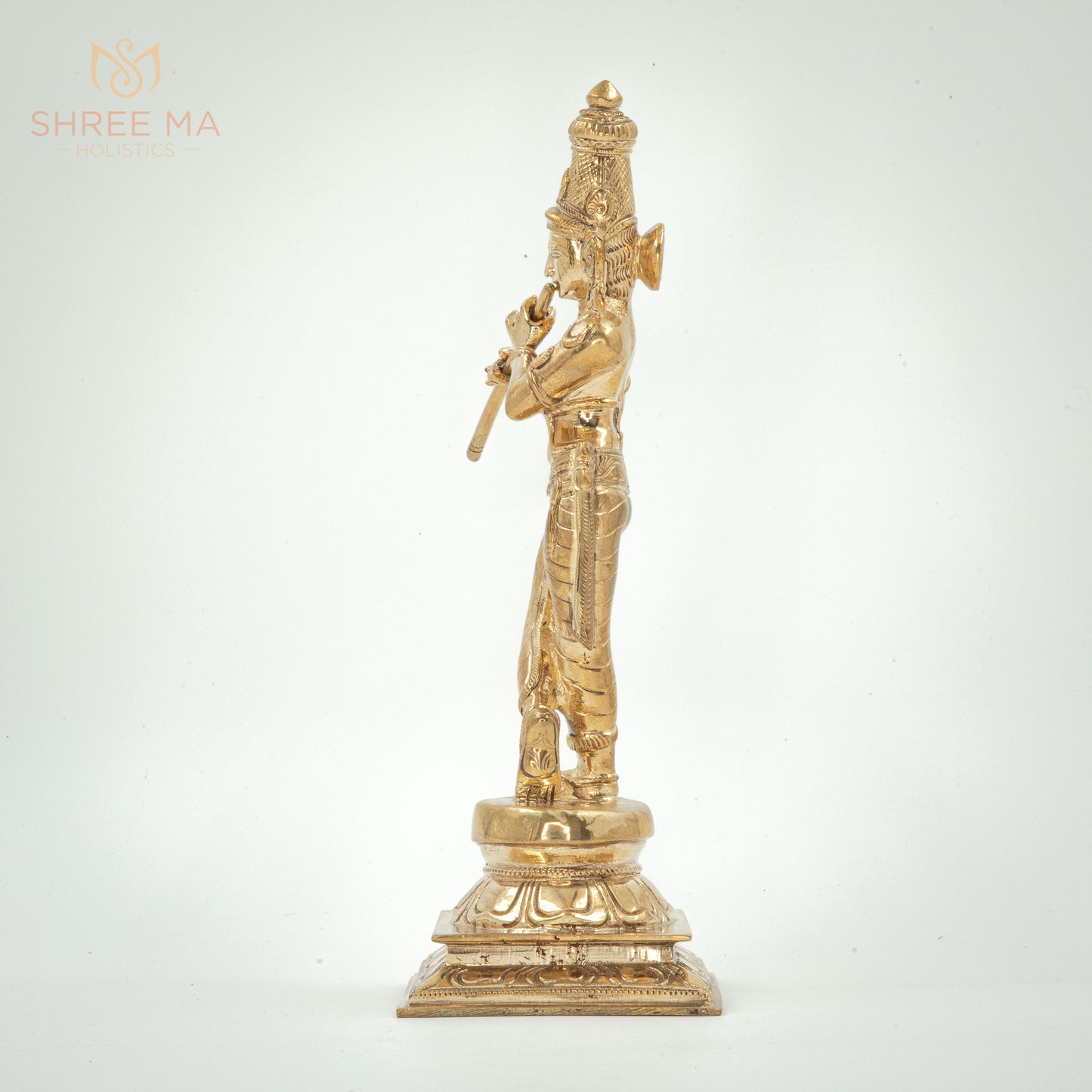 Krishna 10" | Handmade | Madhuchista-Vidhana (Lost-Wax casting) | Panchaloha Bronze from Swamimalai