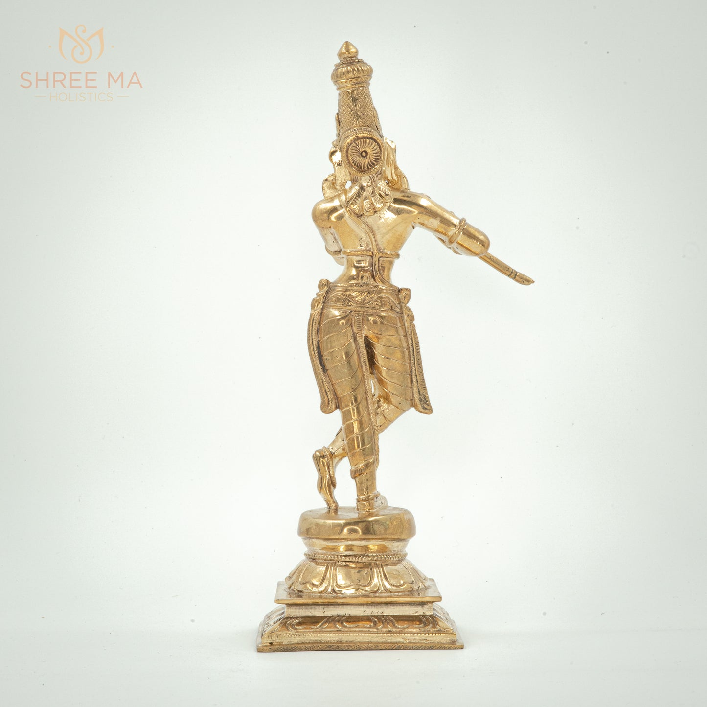 Krishna 10" | Handmade | Madhuchista-Vidhana (Lost-Wax casting) | Panchaloha Bronze from Swamimalai
