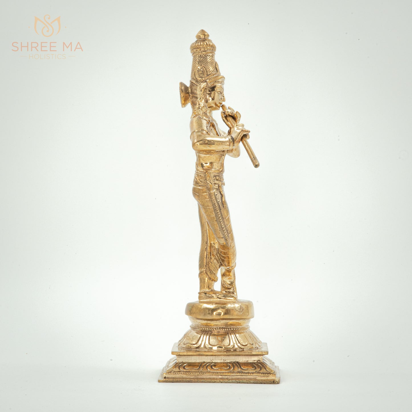 Krishna 10" | Handmade | Madhuchista-Vidhana (Lost-Wax casting) | Panchaloha Bronze from Swamimalai