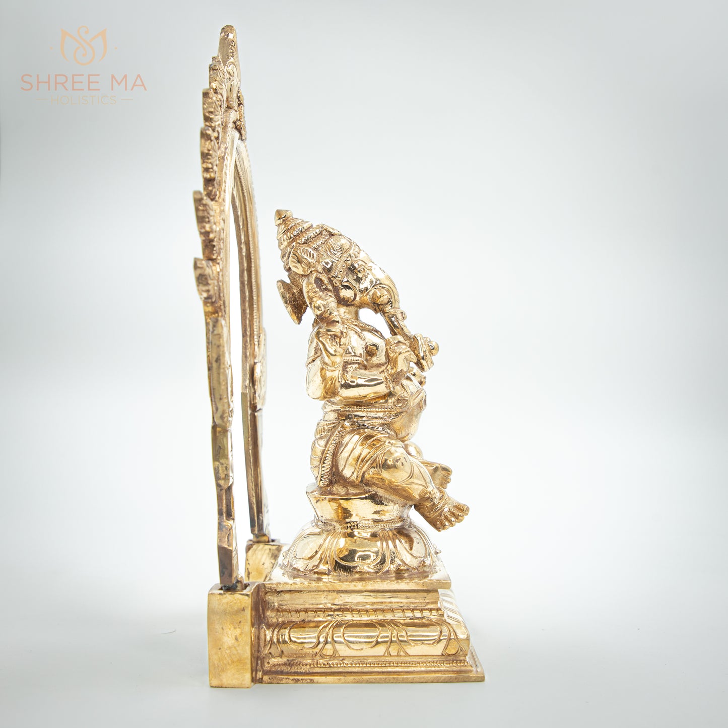 Ganesha 10" | Handmade | Madhuchista-Vidhana (Lost-Wax casting) | Panchaloha Bronze from Swamimalai