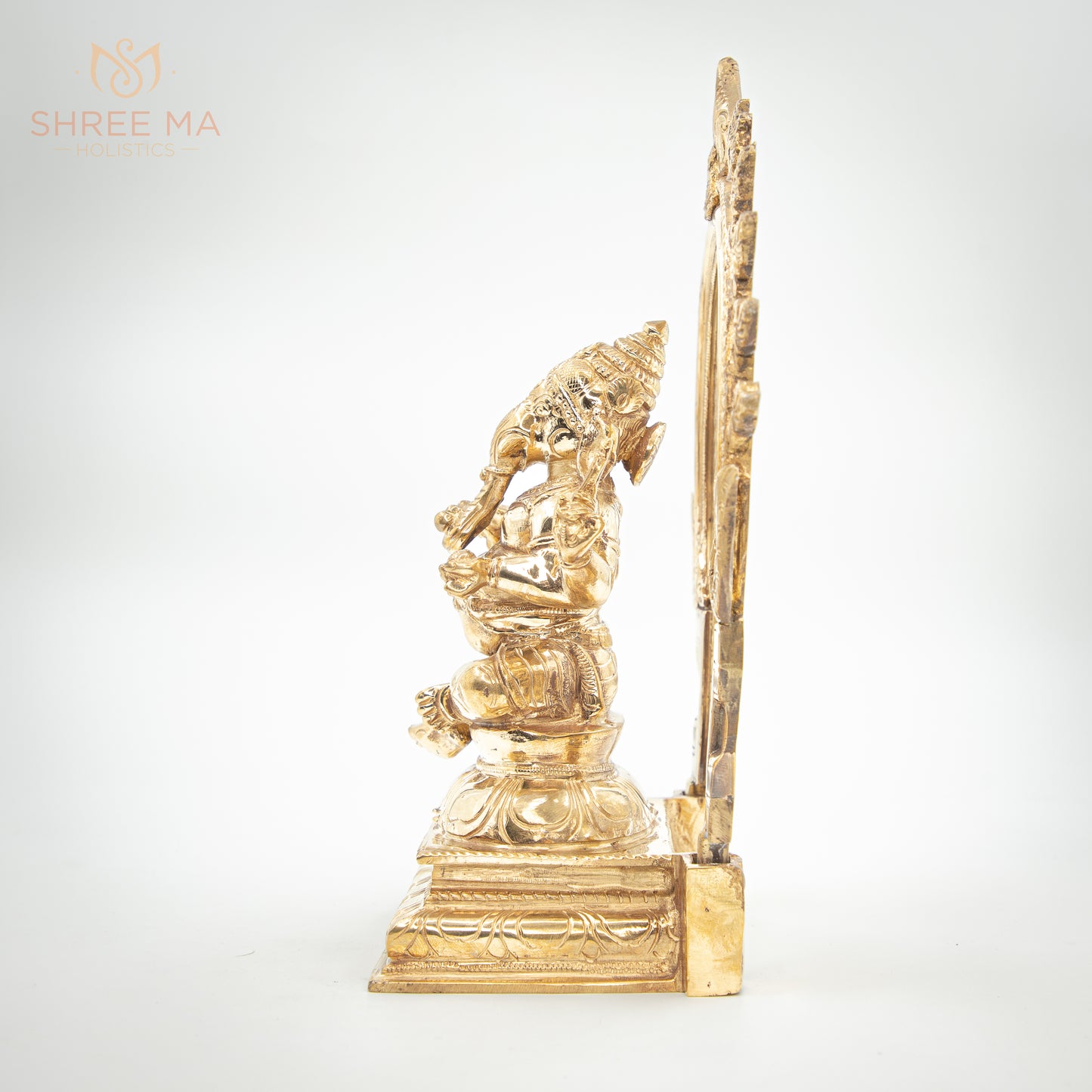 Ganesha 10" | Handmade | Madhuchista-Vidhana (Lost-Wax casting) | Panchaloha Bronze from Swamimalai