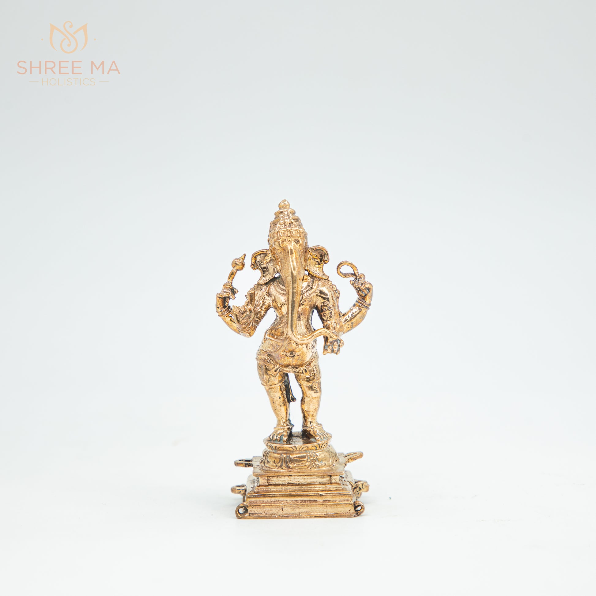 Thiruvanaikkaval Vinayagar 4" inches Panchaloha idol - Shree Ma Sculptures
