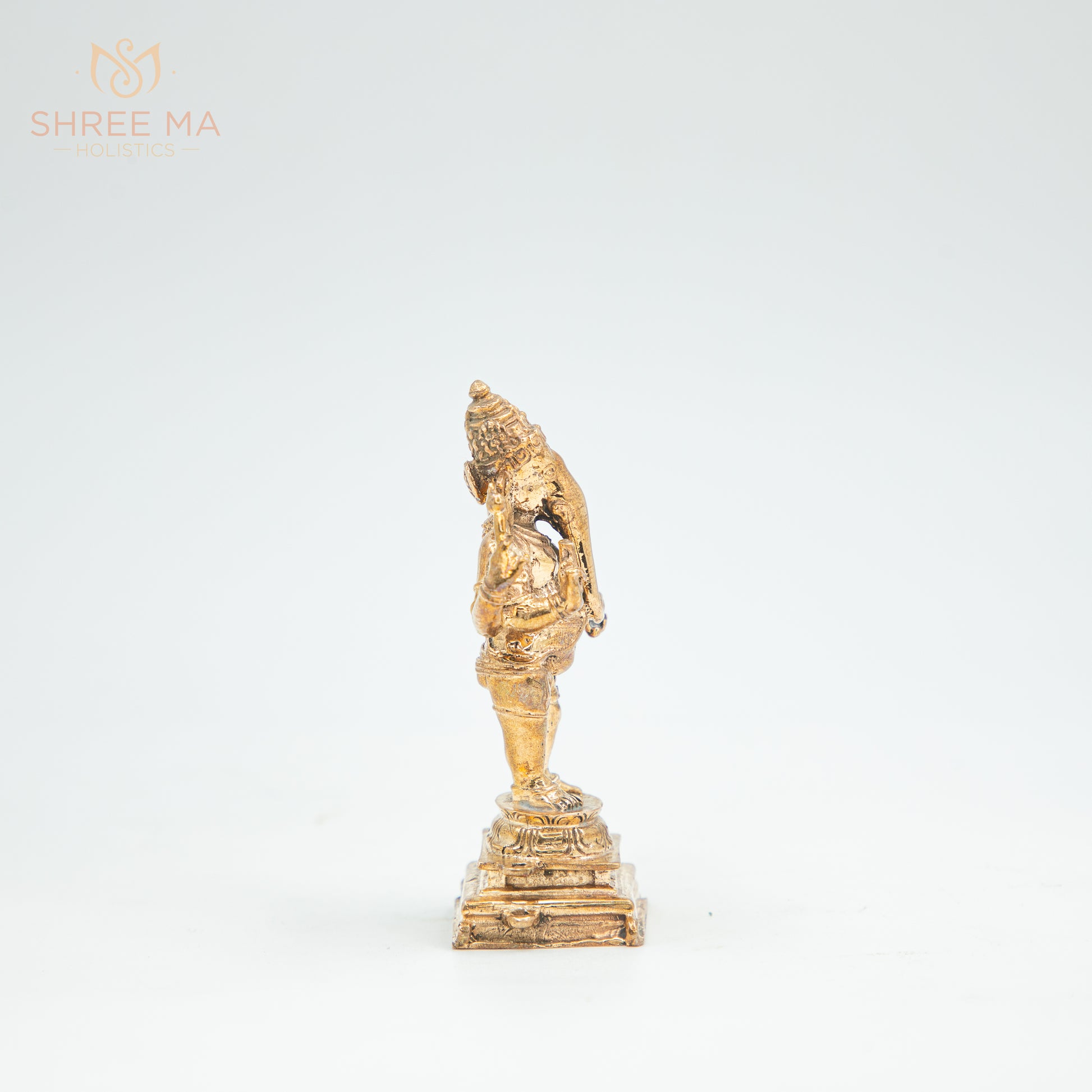 Thiruvanaikkaval Vinayagar 4" inches Panchaloha idol - Shree Ma Sculptures