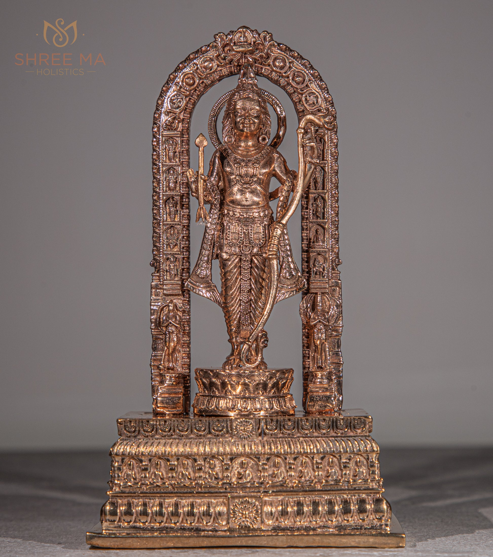 Ram Lalla 6" inch bronze Panchaloha idol - Shree Ma Sculptures