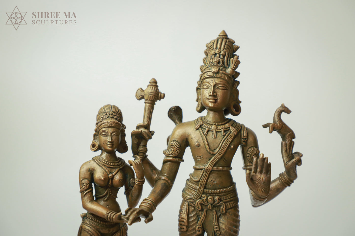 Kalyana Sundaram 12" Panchaloha Bronze Statue – Antique Finish, Handmade in Swamimalai, Lost-Wax Casting (Madhuchista-Vidhana)