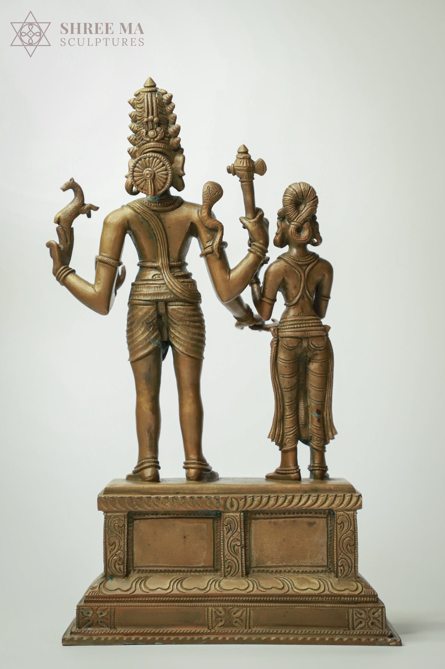 Kalyana Sundaram 12" Panchaloha Bronze Statue – Antique Finish, Handmade in Swamimalai, Lost-Wax Casting (Madhuchista-Vidhana)