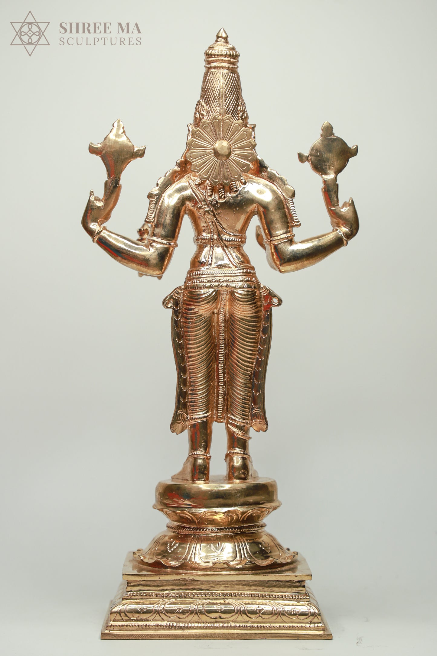 Dhanvantari 18-Inch Panchaloha Bronze Idol – Handmade Lost-Wax Casting from Swamimalai