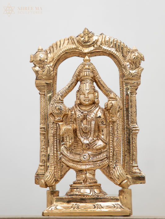Balaji 7-Inch Idol | Bronze Panchaloha Statue